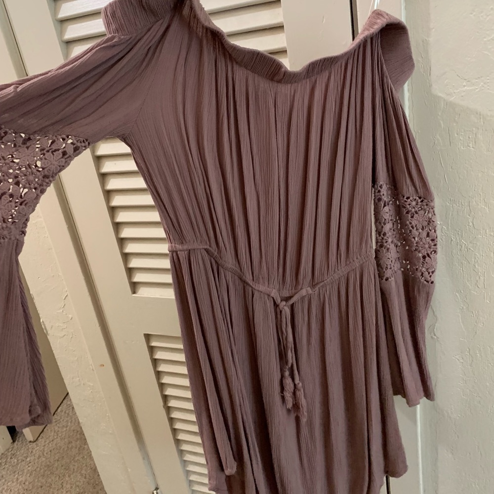 Pink long sleeve dress
